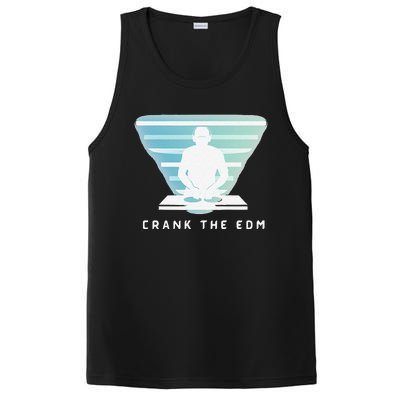 Crank The Edm Electronic Dance Music Humor PosiCharge Competitor Tank