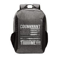 Count Time Funny Correctional Officer Vector Backpack