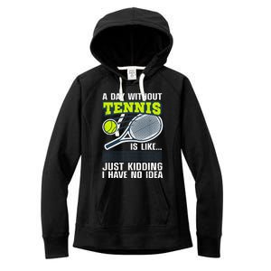 Cool Tennis For Tennis Player Sports Lover Coach Women's Fleece Hoodie