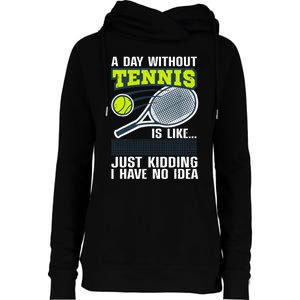 Cool Tennis For Tennis Player Sports Lover Coach Womens Funnel Neck Pullover Hood