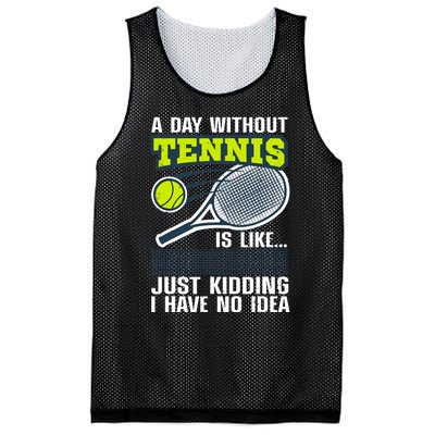 Cool Tennis For Tennis Player Sports Lover Coach Mesh Reversible Basketball Jersey Tank