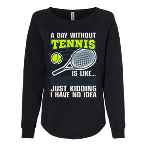 Cool Tennis For Tennis Player Sports Lover Coach Womens California Wash Sweatshirt