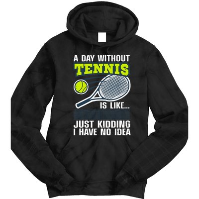 Cool Tennis For Tennis Player Sports Lover Coach Tie Dye Hoodie