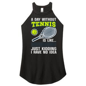 Cool Tennis For Tennis Player Sports Lover Coach Women's Perfect Tri Rocker Tank