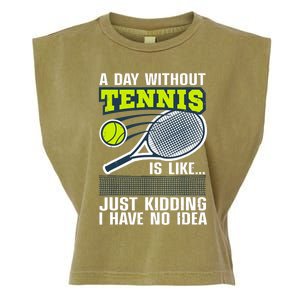 Cool Tennis For Tennis Player Sports Lover Coach Garment-Dyed Women's Muscle Tee