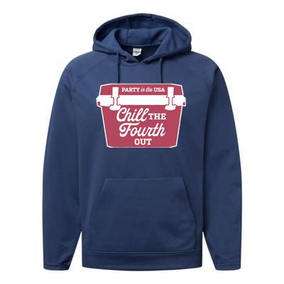 Chill The Fourth Out Performance Fleece Hoodie