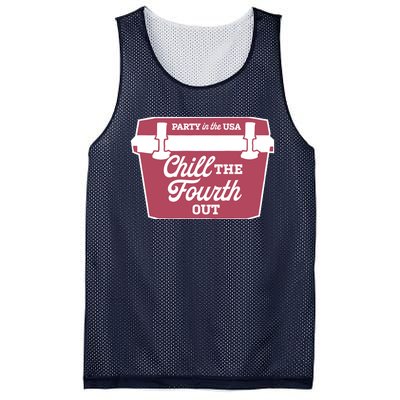 Chill The Fourth Out Mesh Reversible Basketball Jersey Tank