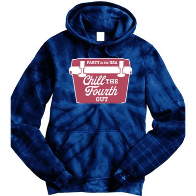 Chill The Fourth Out Tie Dye Hoodie