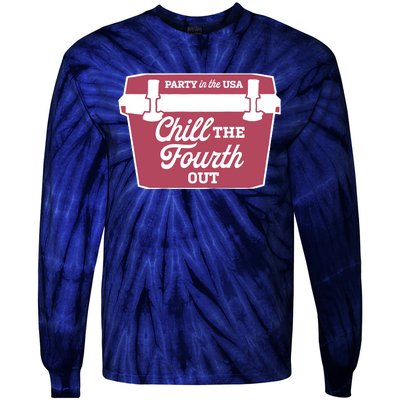 Chill The Fourth Out Tie-Dye Long Sleeve Shirt