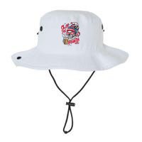 Chill The Fourth Out Patriotic Skull 4th Of July Legacy Cool Fit Booney Bucket Hat