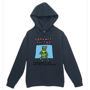 Corkmit The Frog Infringing On Multiple Copyrights Frog Meme Urban Pullover Hoodie