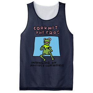 Corkmit The Frog Infringing On Multiple Copyrights Frog Meme Mesh Reversible Basketball Jersey Tank