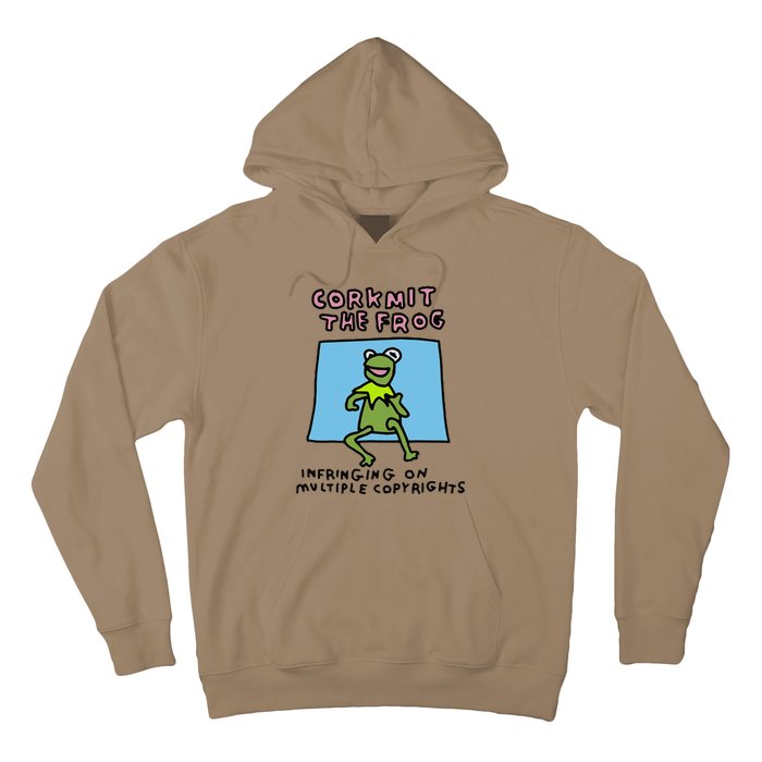 Corkmit The Frog Infringing On Multiple Copyrights Frog Meme Hoodie