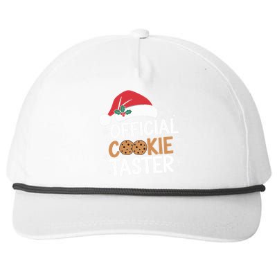 Cookie Tester Funny Christmas Taster Baking Crew Snapback Five-Panel Rope Hat