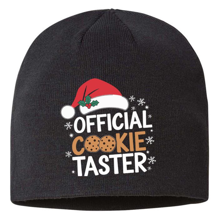 Cookie Tester Funny Christmas Taster Baking Crew Sustainable Beanie