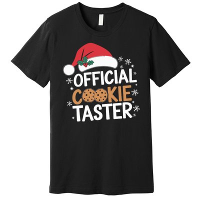 Cookie Tester Funny Christmas Taster Baking Crew Premium T-Shirt