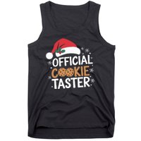 Cookie Tester Funny Christmas Taster Baking Crew Tank Top