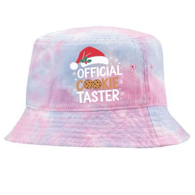 Cookie Tester Funny Christmas Taster Baking Crew Tie-Dyed Bucket Hat