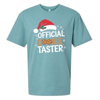 Cookie Tester Funny Christmas Taster Baking Crew Sueded Cloud Jersey T-Shirt