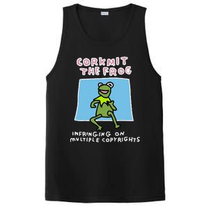 Corkmit The Frog Infringing On Multiple Copyrights Frog Meme PosiCharge Competitor Tank