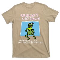 Corkmit The Frog Infringing On Multiple Copyrights Frog Meme T-Shirt