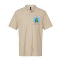 Corkmit The Frog Infringing On Multiple Copyrights Frog Meme Softstyle Adult Sport Polo