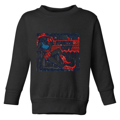 Chill The Fourth Out Funny 4th Of July Toddler Sweatshirt