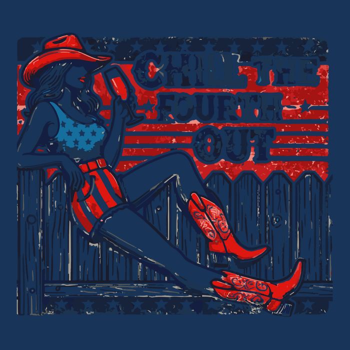 Chill The Fourth Out Funny 4th Of July Infant Baby Jersey Bodysuit
