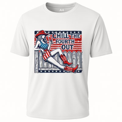 Chill The Fourth Out Funny 4th Of July Performance Shirt