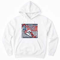 Chill The Fourth Out Funny 4th Of July Hoodie