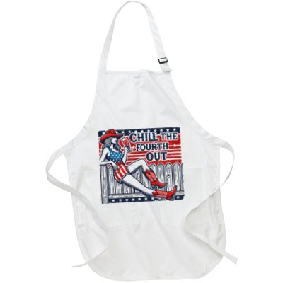 Chill The Fourth Out Funny 4th Of July Apron