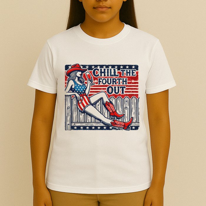 Chill The Fourth Out Funny 4th Of July T-Shirt