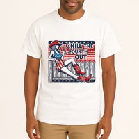 Chill The Fourth Out Funny 4th Of July Tall T-Shirt