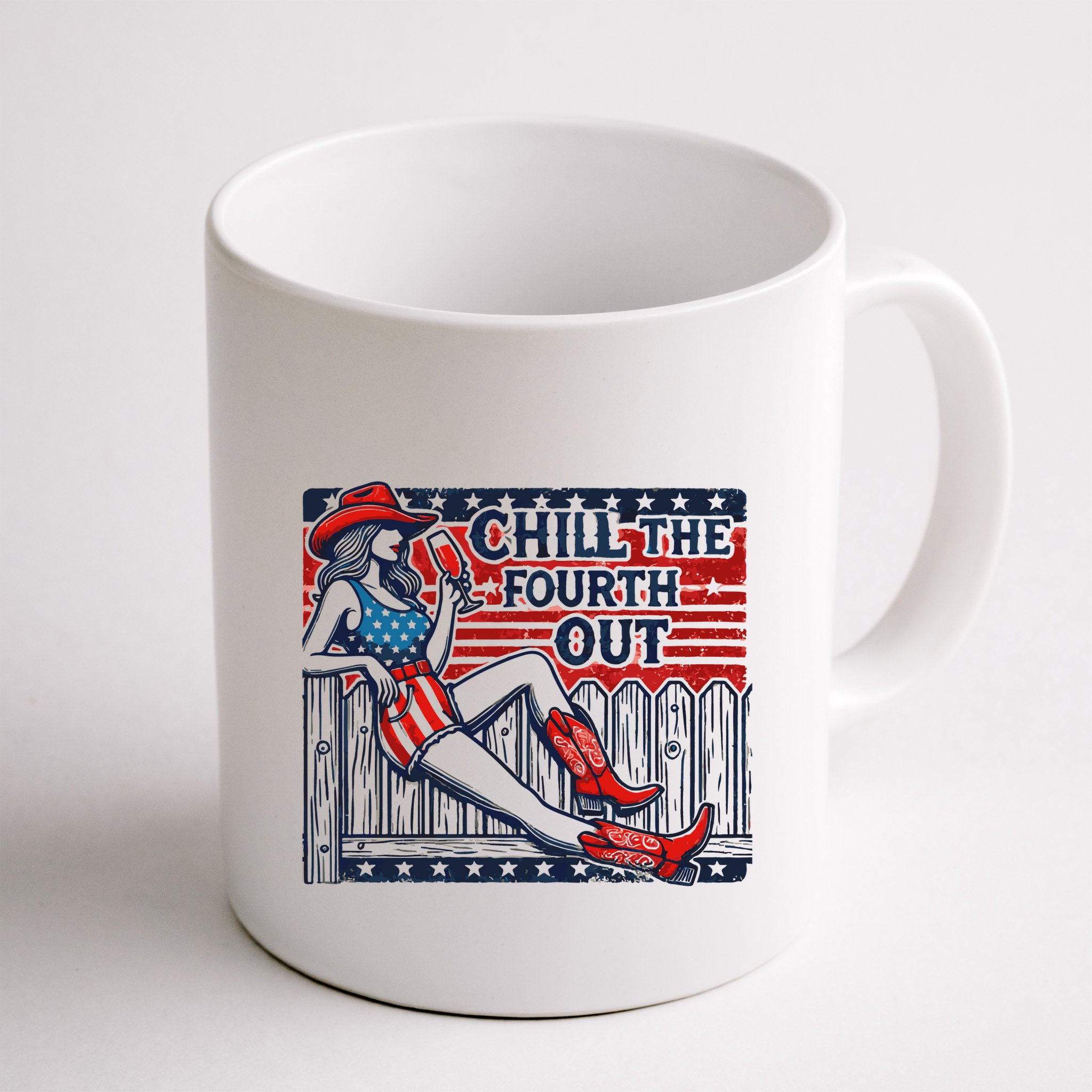 Chill The Fourth Out Funny 4th Of July Mug
