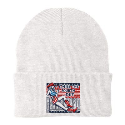 Chill The Fourth Out Funny 4th Of July Beanie