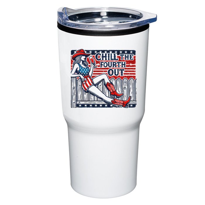 Chill The Fourth Out Funny 4th Of July Tumbler