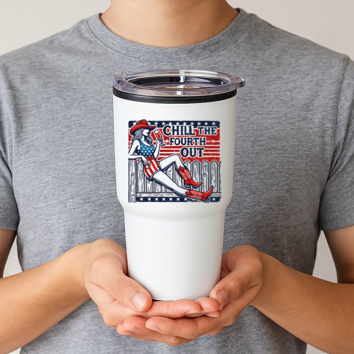 Chill The Fourth Out Funny 4th Of July Tumbler