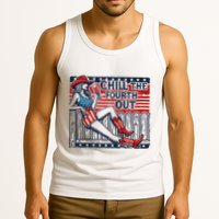Chill The Fourth Out Funny 4th Of July Tank Top