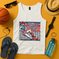 Chill The Fourth Out Funny 4th Of July Tank Top