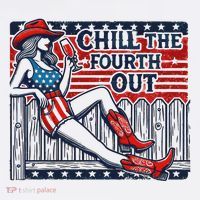 Chill The Fourth Out Funny 4th Of July Visor