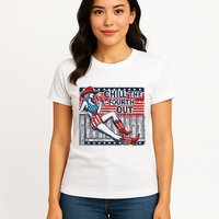 Chill The Fourth Out Funny 4th Of July Womens T-Shirt
