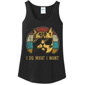 Cat Themed Funny I Do What I Want Cat Ladies Essential Tank