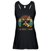 Cat Themed Funny I Do What I Want Cat Ladies Essential Flowy Tank