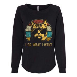 Cat Themed Funny I Do What I Want Cat Womens California Wash Sweatshirt