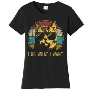 Cat Themed Funny I Do What I Want Cat Women's T-Shirt