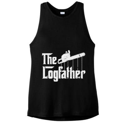 Cool Timber Felling Chainsaw Ladies PosiCharge Tri-Blend Wicking Tank