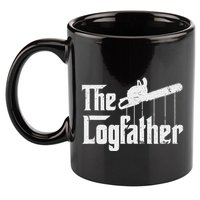 Cool Timber Felling Chainsaw 11oz C Handle Ceramic Mug