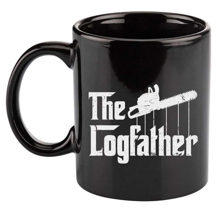 Cool Timber Felling Chainsaw 11oz C Handle Ceramic Mug