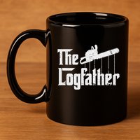 Cool Timber Felling Chainsaw 11oz C Handle Ceramic Mug