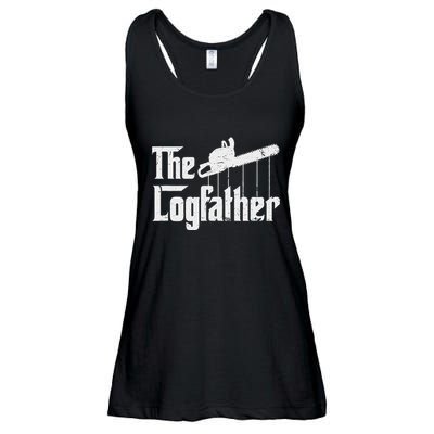 Cool Timber Felling Chainsaw Ladies Essential Flowy Tank